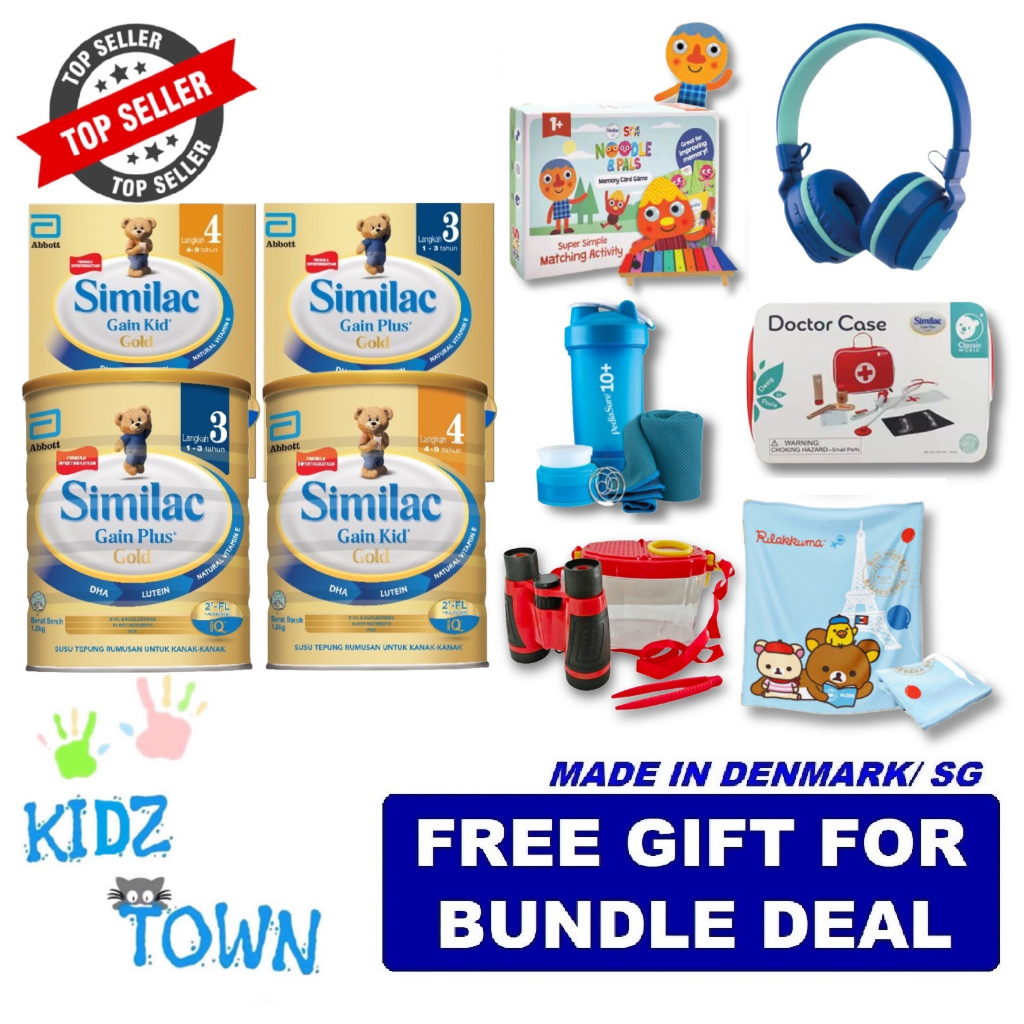 1.8Kg/3kg Similac Gain Plus Stage 3 &amp; Stage 4 (Tin/Refill)