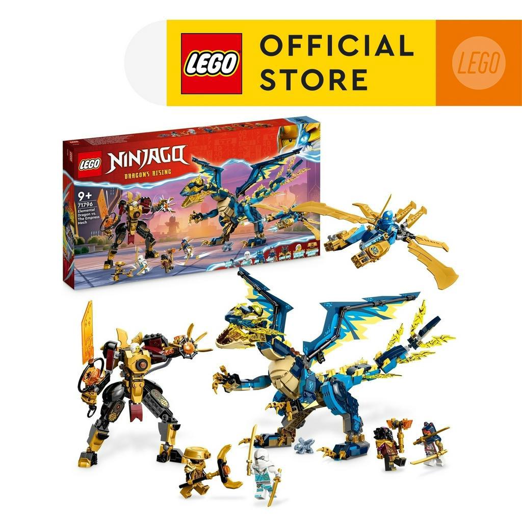 LEGO Ninjago 71796 Elemental Dragon vs. The Empress Mech Building Set Toys (1038 Pieces)